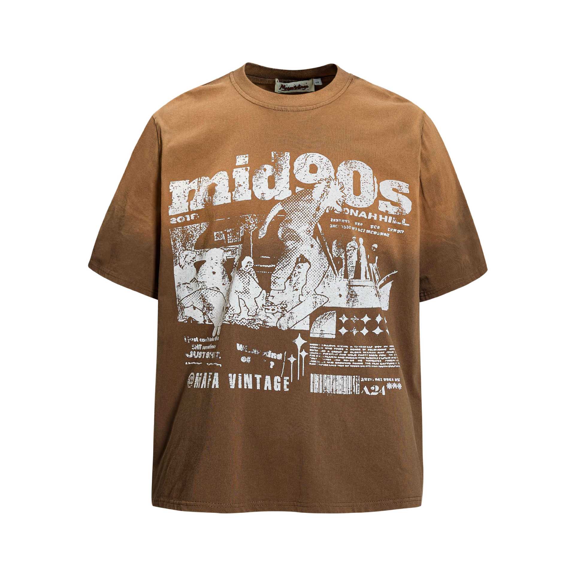 T-shirt imprimé skateboard streetwear femme