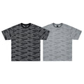 Ripple striped short sleeved shirt