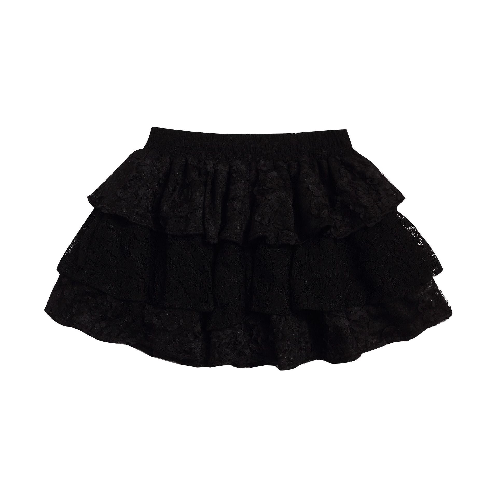 Multi-Layer Lace Tutu Skirt for Women,Slimming and Versatile Fluffy Short Skirt
