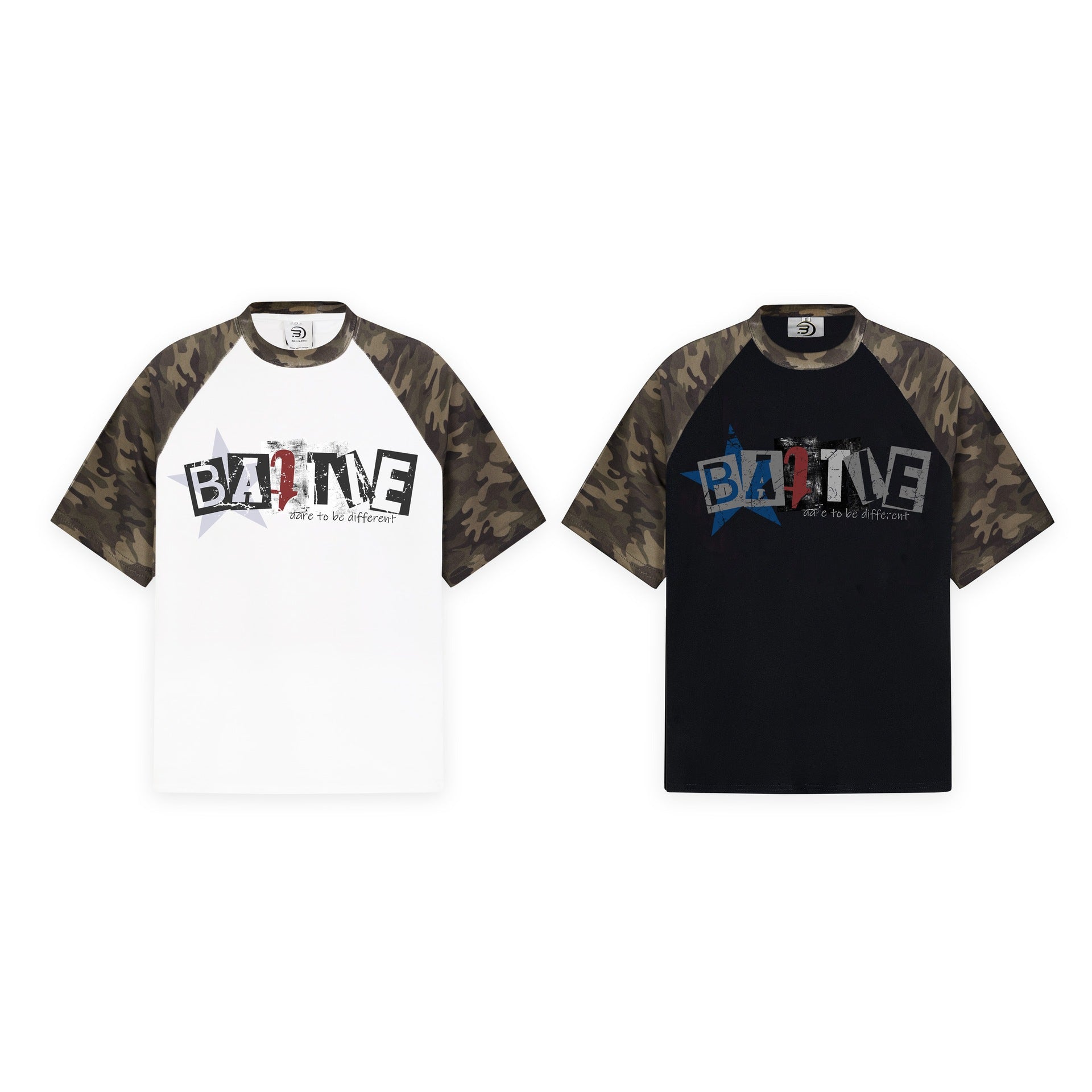 Alphabet print camouflage