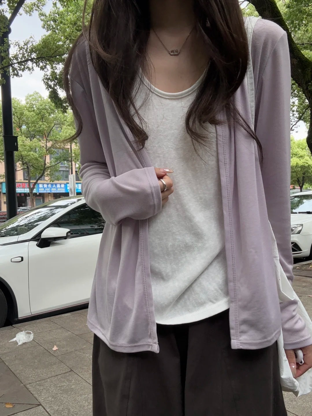 Star letter mesh short sleeved shirt