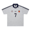 Collar badge short sleeved shirt