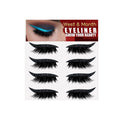 European And American 4 Pairs Of Eyelash Eyeliner Stickers, Glue-Free Self-Adhesive Gel Strips, Curling False Eyelashes