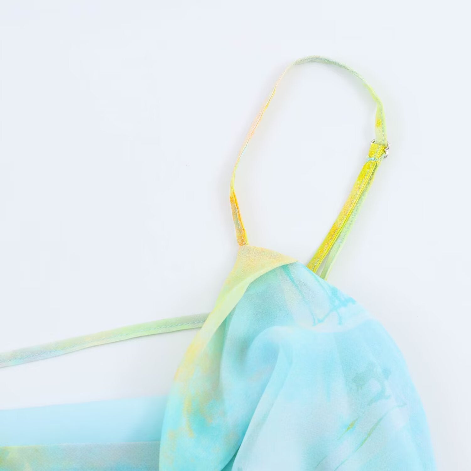 Robe plissée imprimée style vacances femme