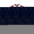 Emblem Embroidered Stripe Short Sleeve