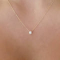 Shiny Zircon Invisible Transparent thin Line Simple choker Necklace women Jewelry collana Kolye Bijoux Collares collier femme