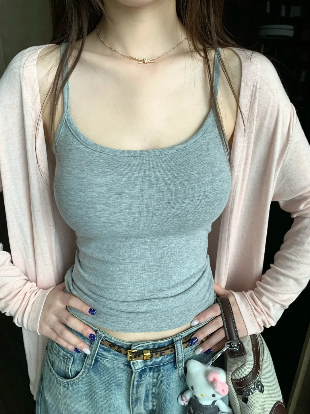 Red Fitted Strapless Top for Women