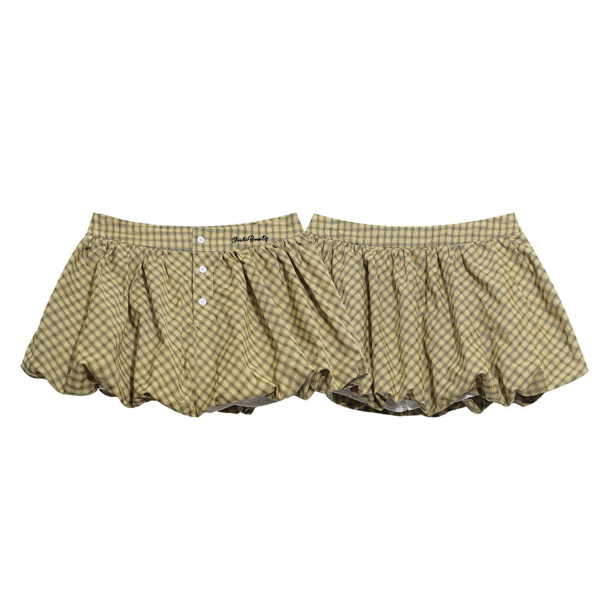 Bloom Lantern Pants Button Decoration Sweet Girl Style Versatile Skirt Pants