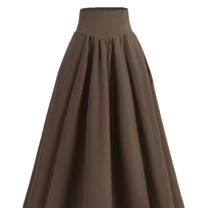 High waisted A-line slimming skirt