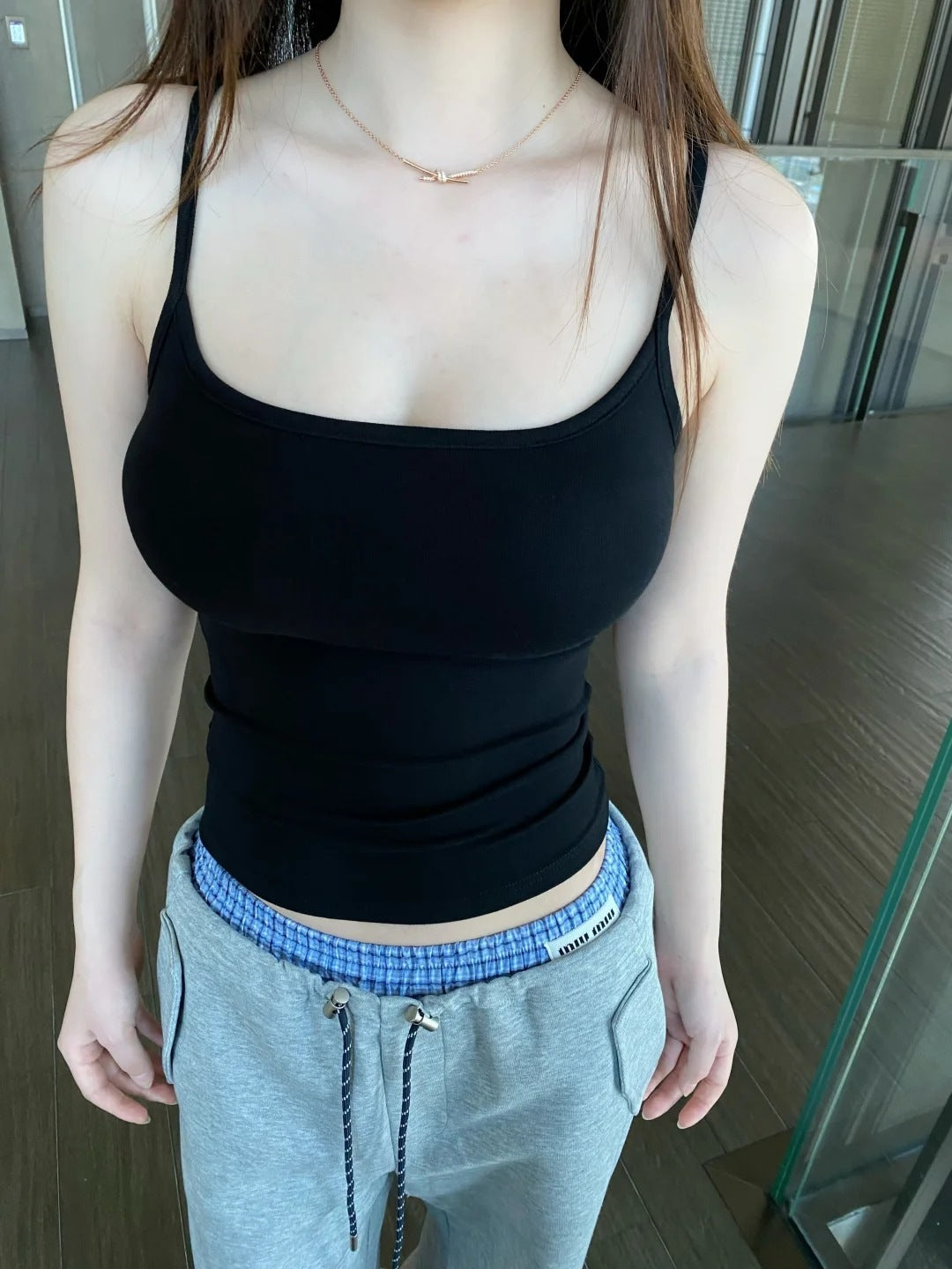 Red Fitted Strapless Top for Women