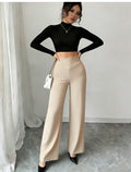High waisted slimming casual pants