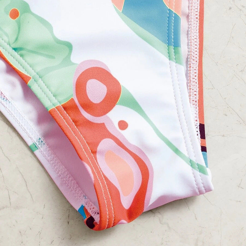 High-Waisted Triangular Bikini Swimwear for Women Beach Bathing Suit
