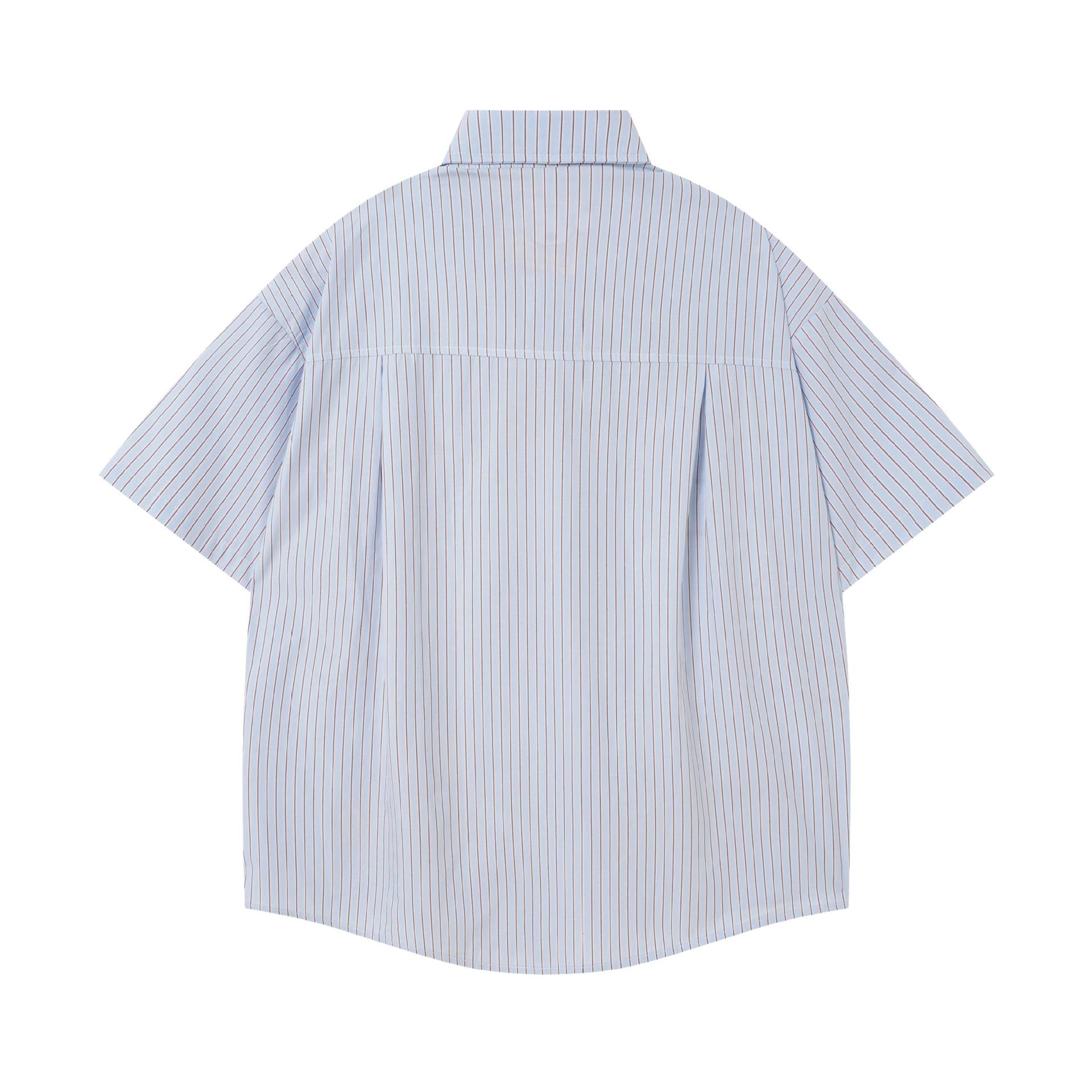 Cat Fishing Embroidered Short Sleeve