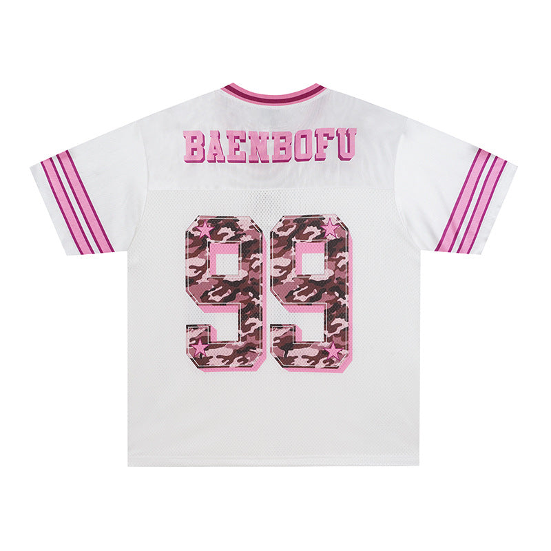 T-shirt femme style tennis cool et décontracté