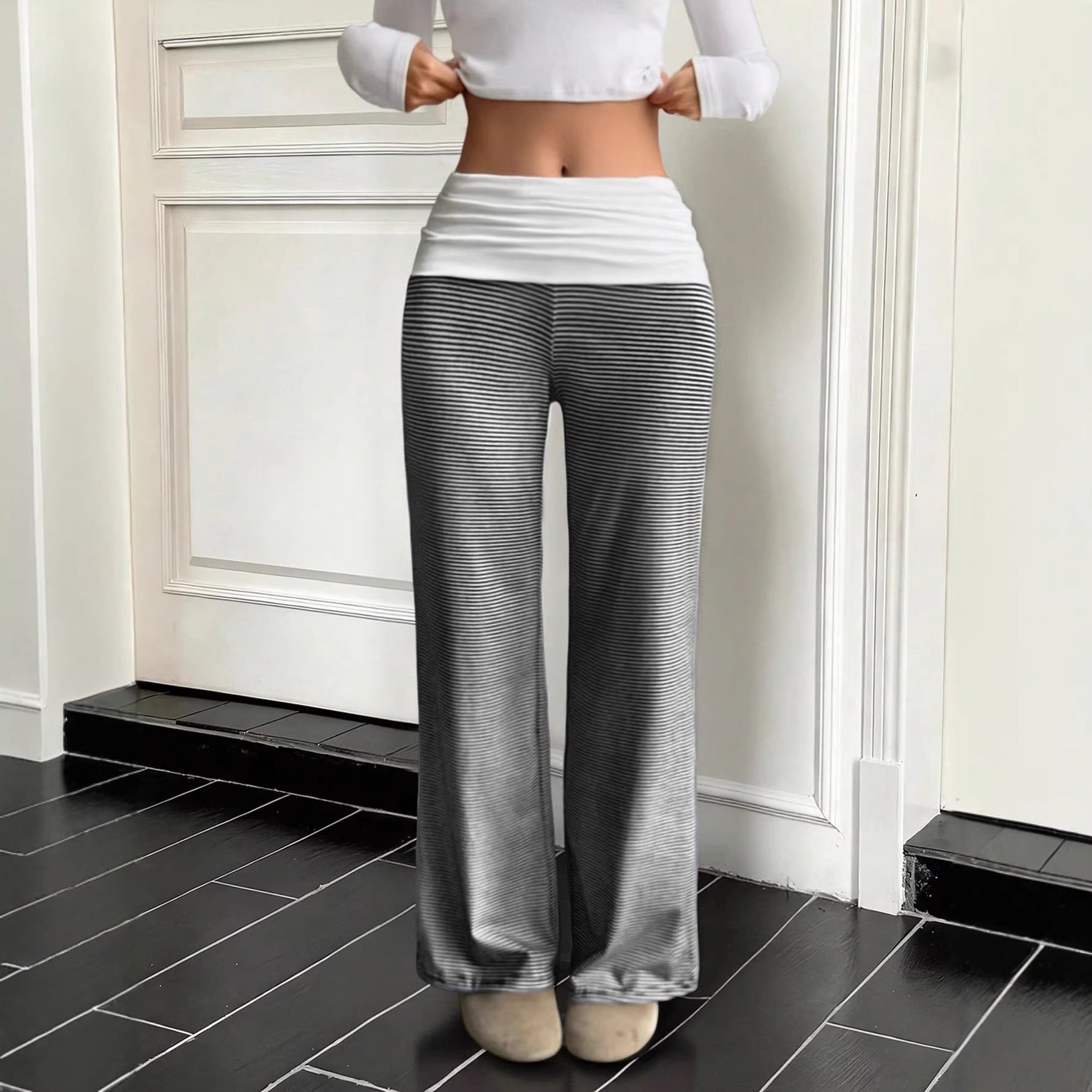 Straight loose casual pants