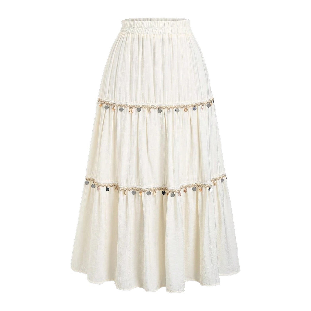 Elastic waist skirt