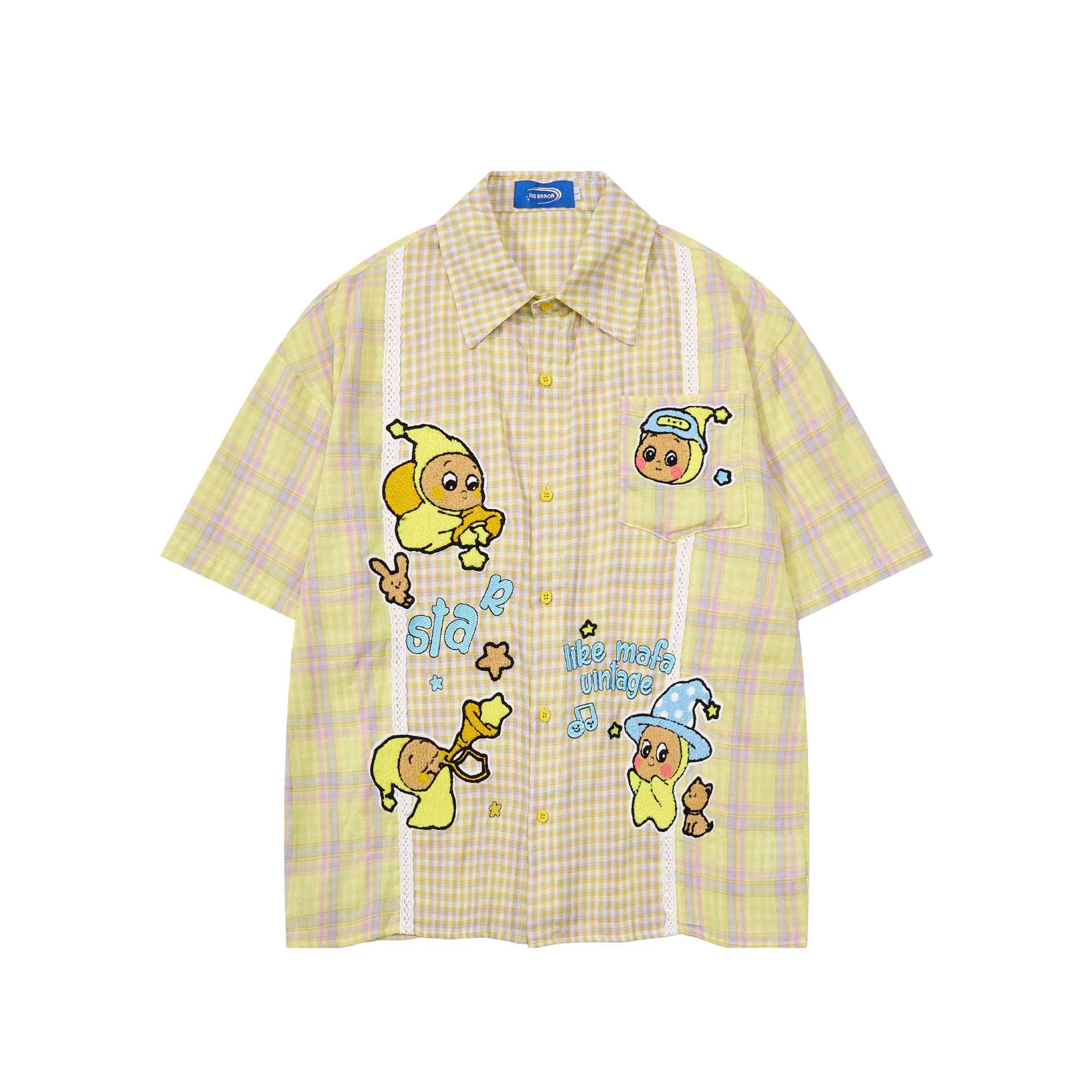 Magic Doll Embroidered Short Sleeve