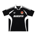Badge printed short sleeved shirt