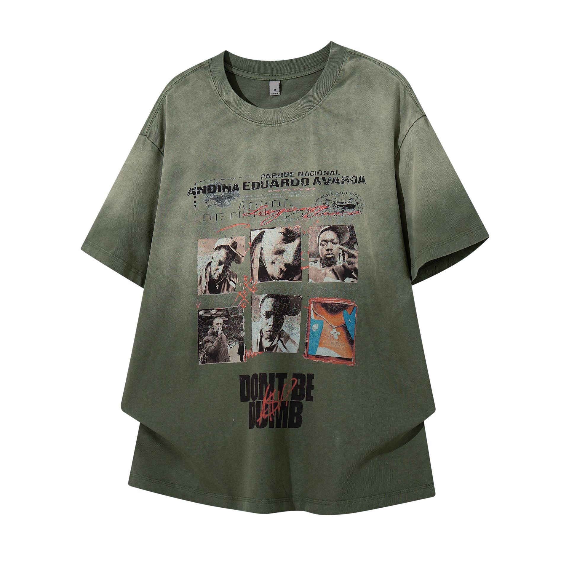 Jigsaw photo printed short sleeved shirt