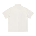 Character embroidery short sleeved shirt
