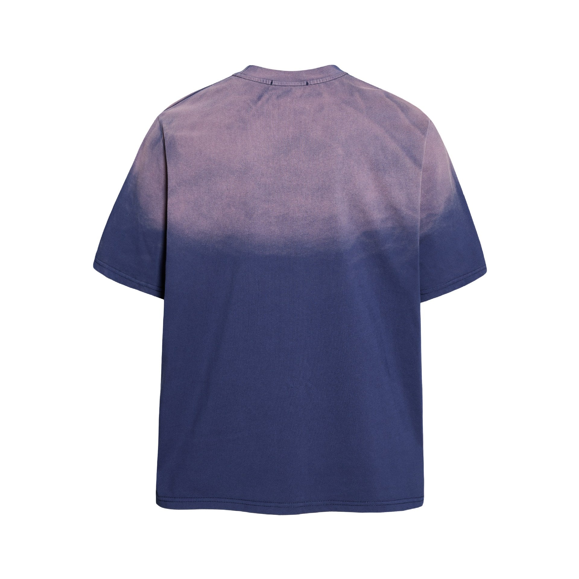 T-shirt imprimé château dégradé femme