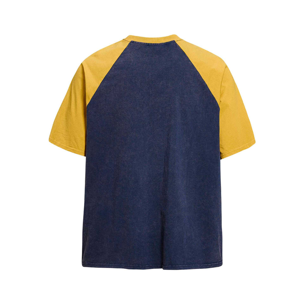 Star sticker embroidered short sleeved shirt