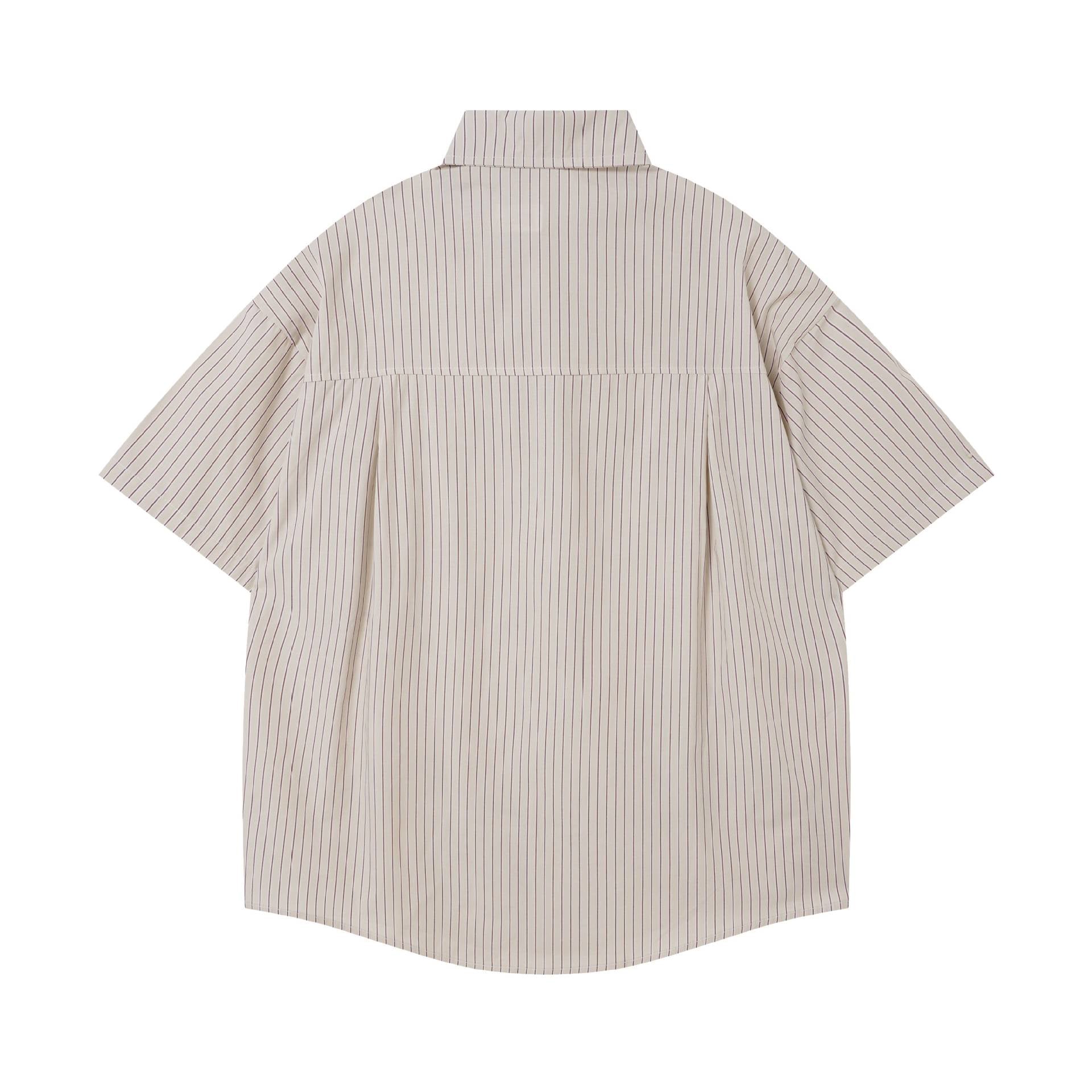Cat Fishing Embroidered Short Sleeve