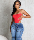 Women's Denim Straight Leg Pants, Autumn Winter Fashion Washed Button Patch High Waist Long Trousers