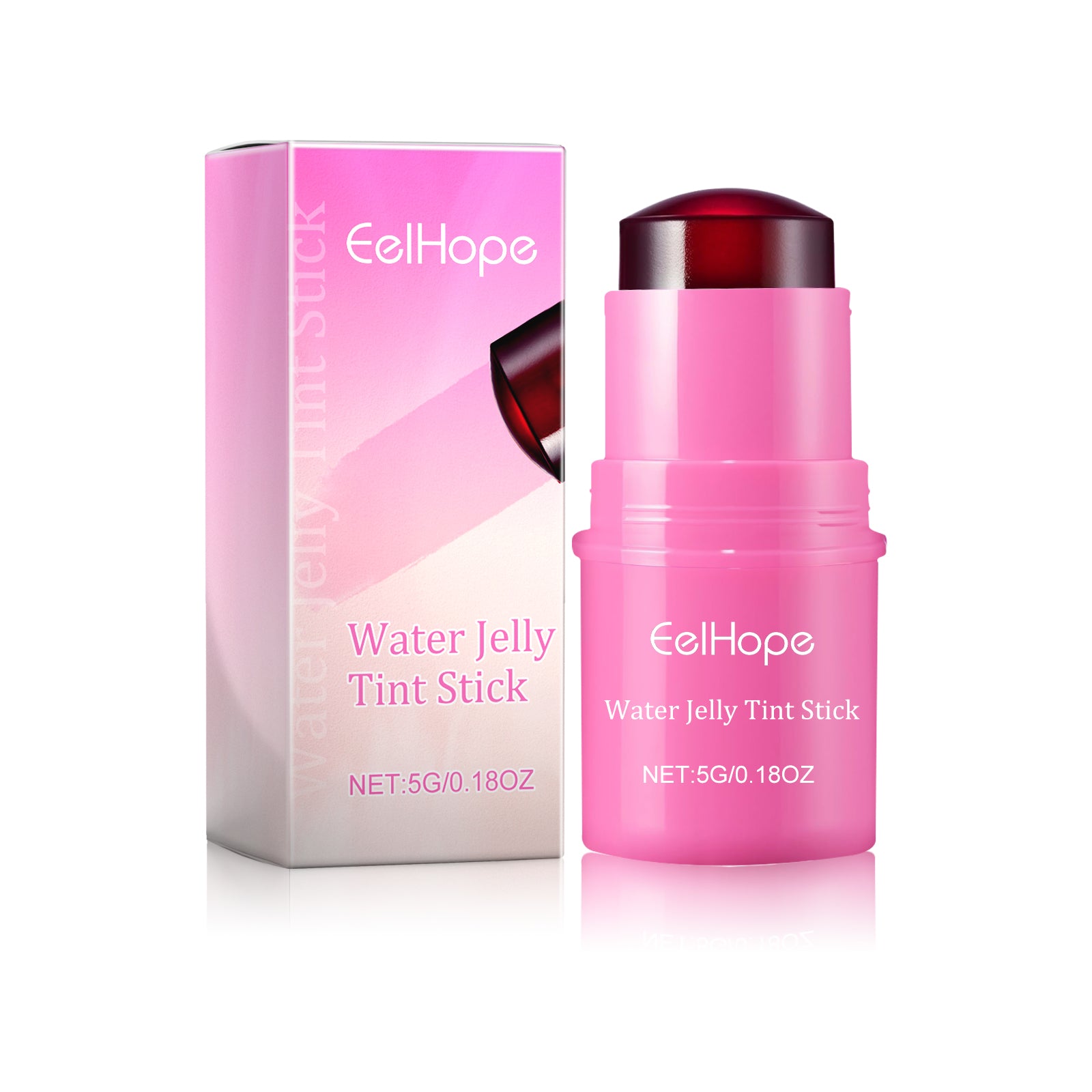 Water Jelly Tint Stick, Blush Whitening Natural Long Lasting Lip Matte Moisturizing Lip Color Makeup Combination