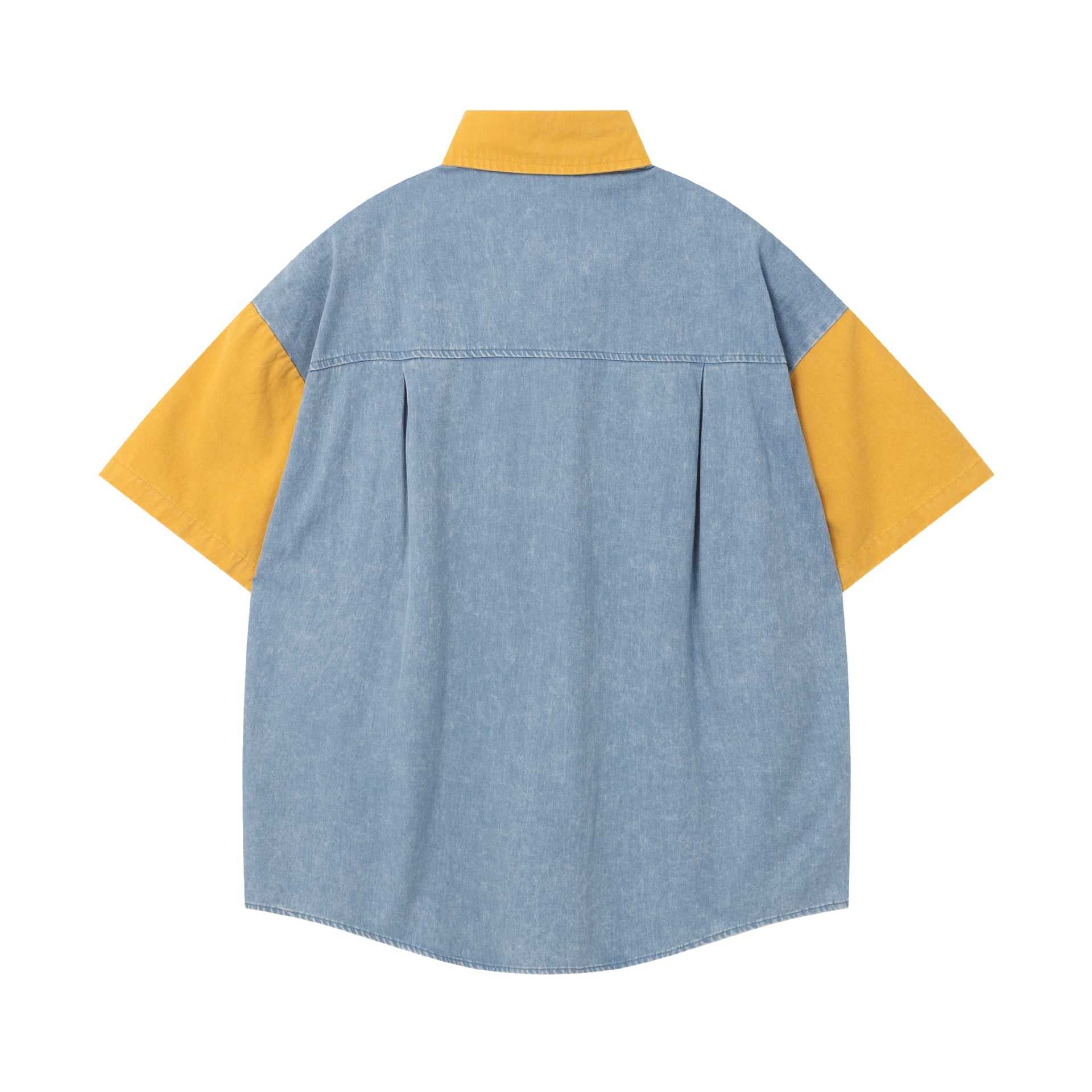 T-shirt manches courtes brodé patch chat femme