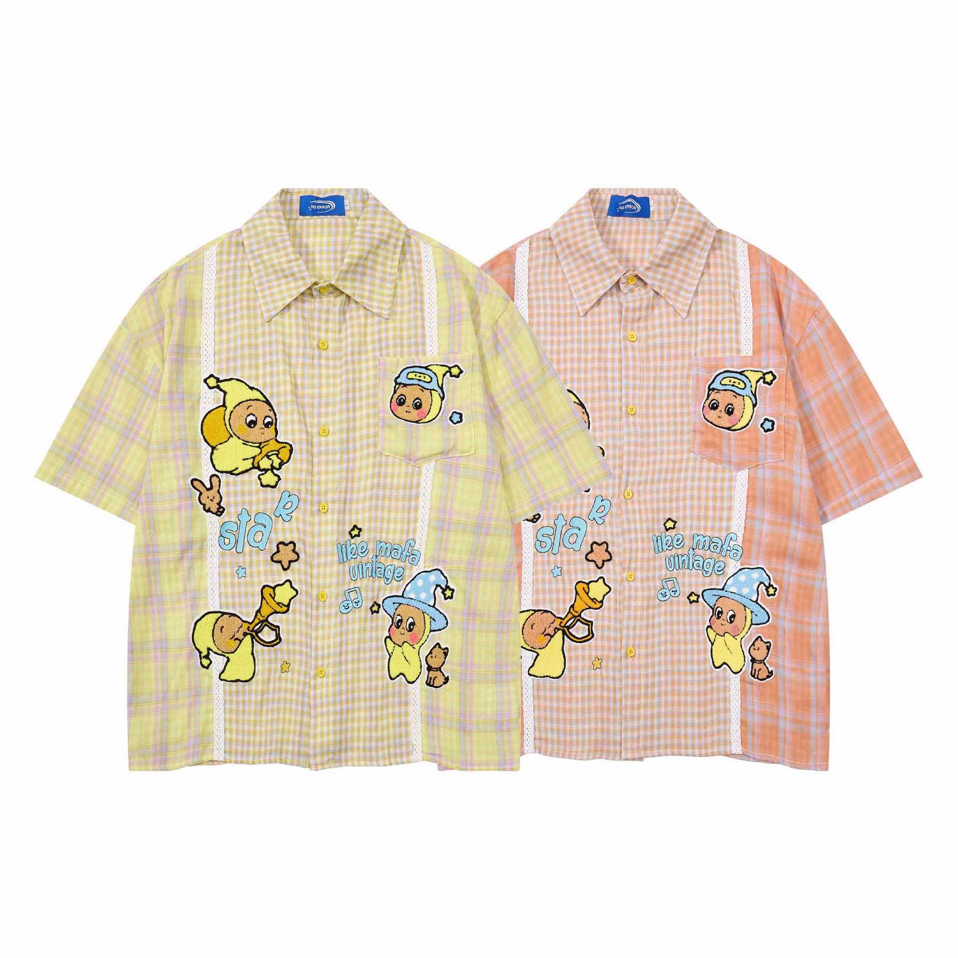 Magic Doll Embroidered Short Sleeve