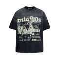 T-shirt imprimé skateboard streetwear femme