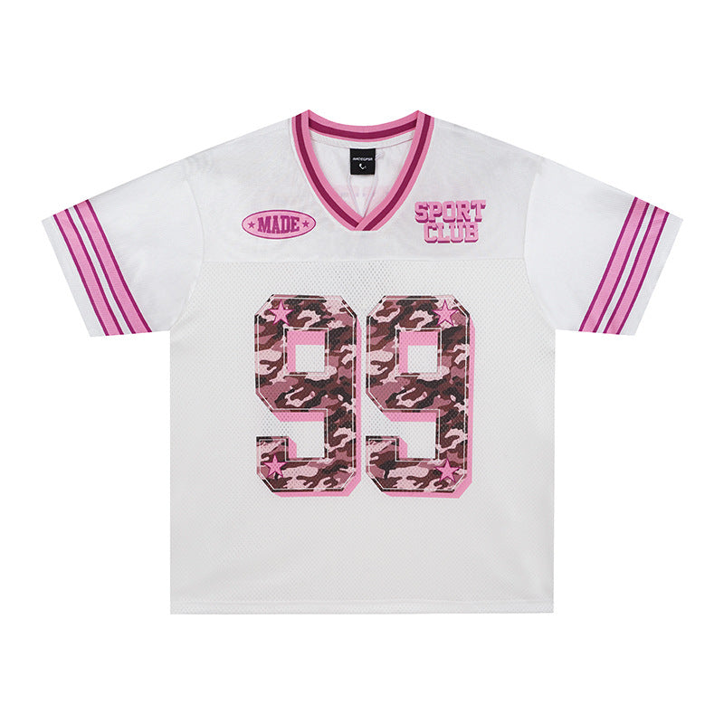 T-shirt femme style tennis cool et décontracté