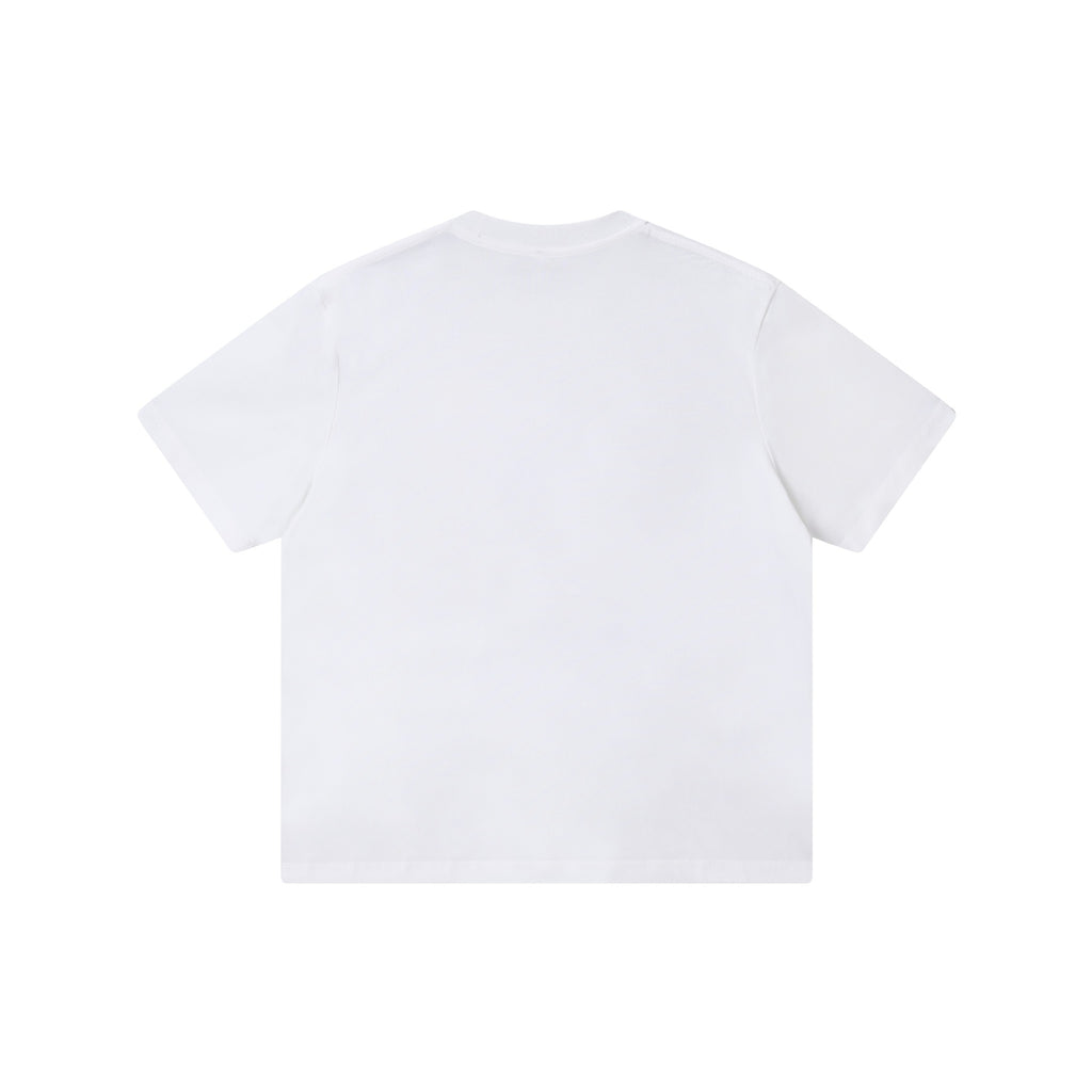 Portrait printed short sleeved shirt