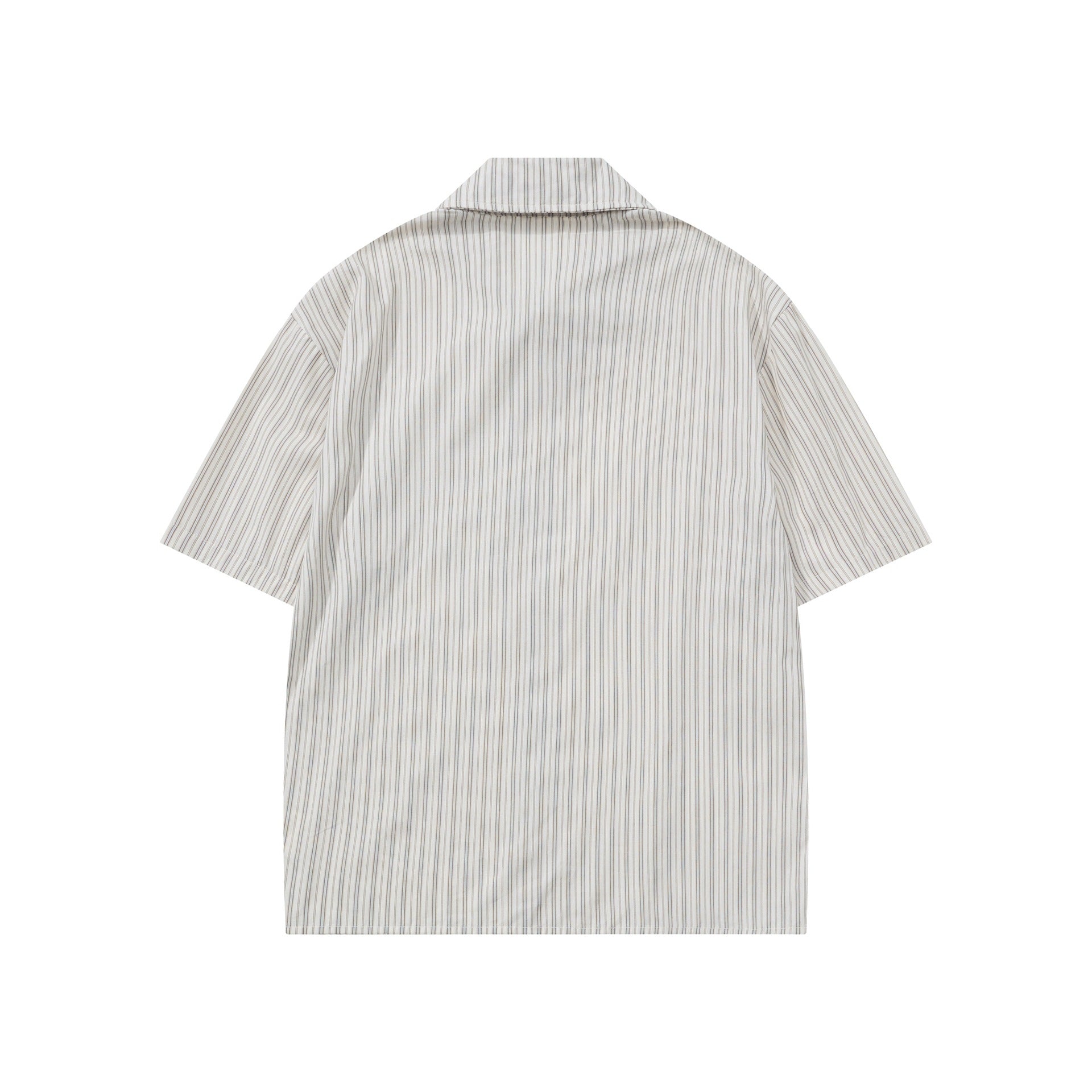 Plaid bow tie embroidered letter short sleeved shirt