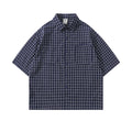 Basic checkered shirt T-shirt