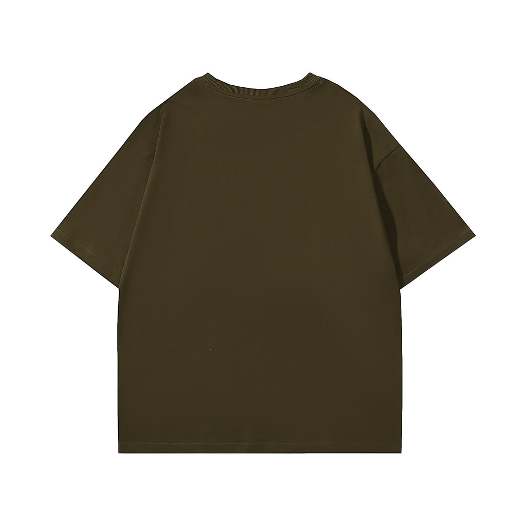 Desert motorcycle printed short sleeved shirt
