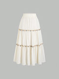 Elastic waist skirt