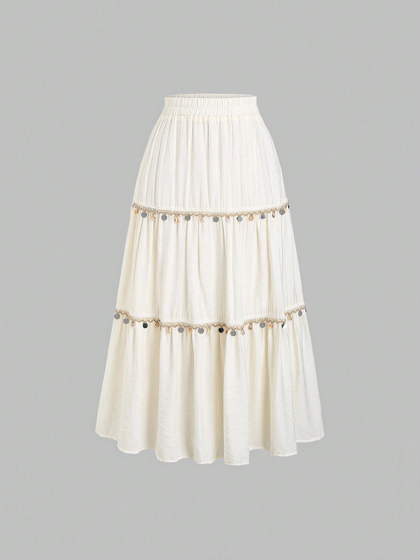 Elastic waist skirt