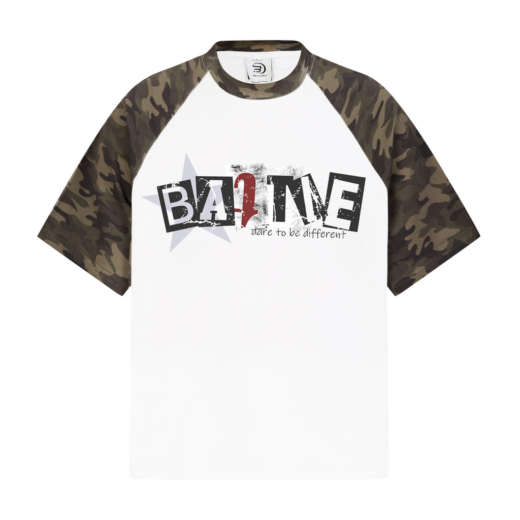 Alphabet print camouflage