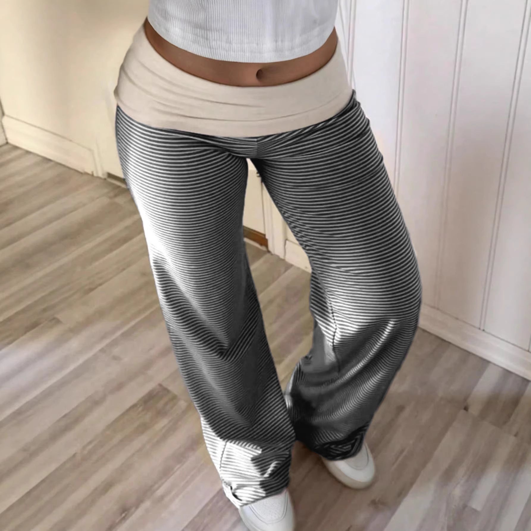 Straight loose casual pants