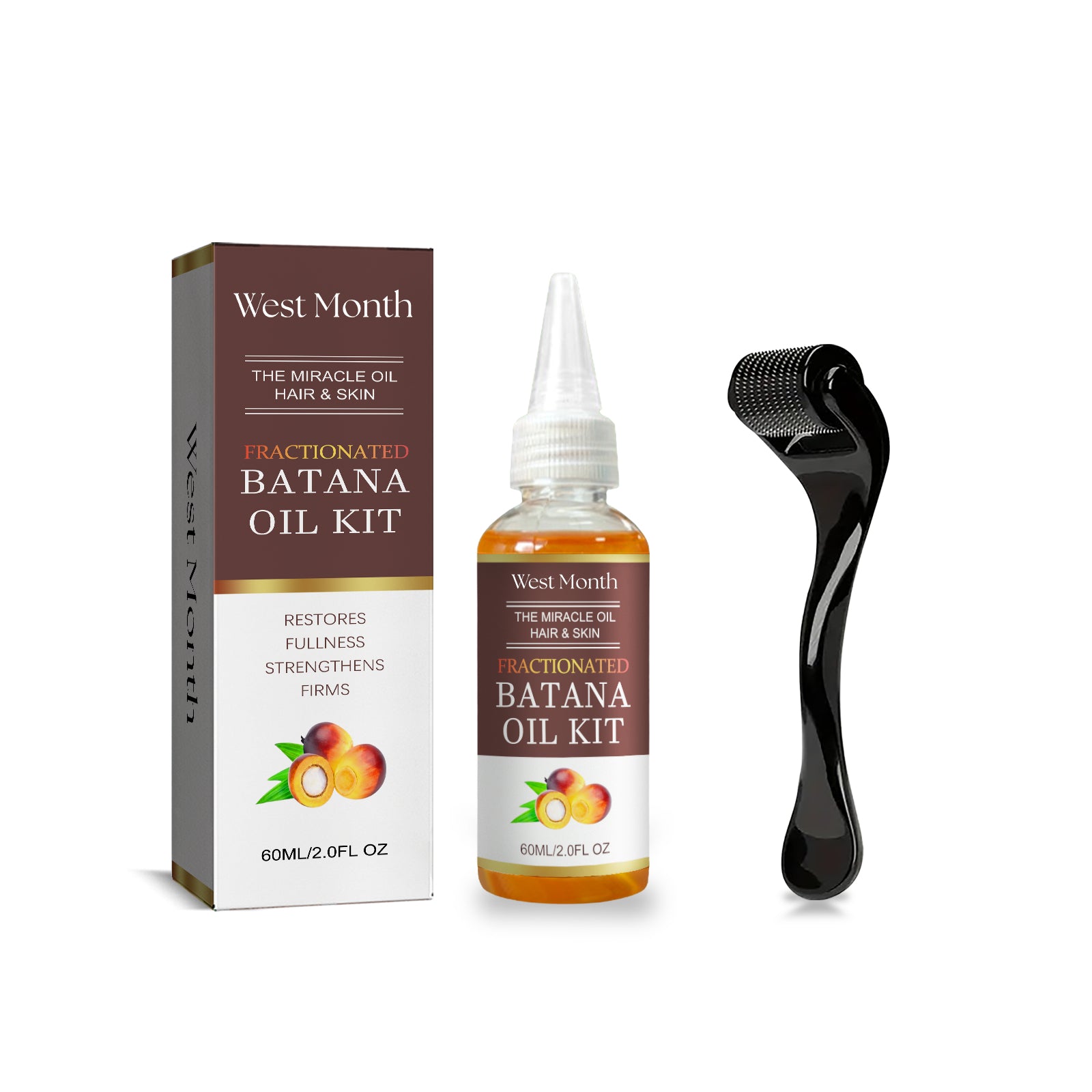 West&Month Batana Hair Care Essential Oil Moisturizes And Improves Dry Hair And Smooth Hair Care